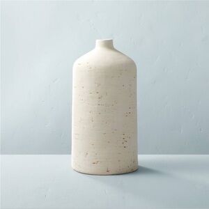 Hearth & Hand Magnolia 16”Distressed Ceramic Vase Natural Cream-Large